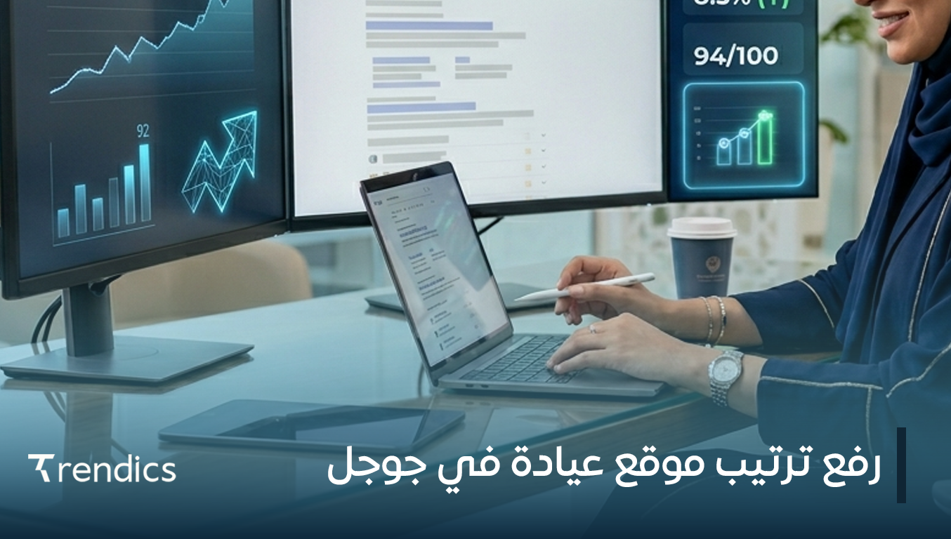 رفع ترتيب موقع عيادة في جوجل